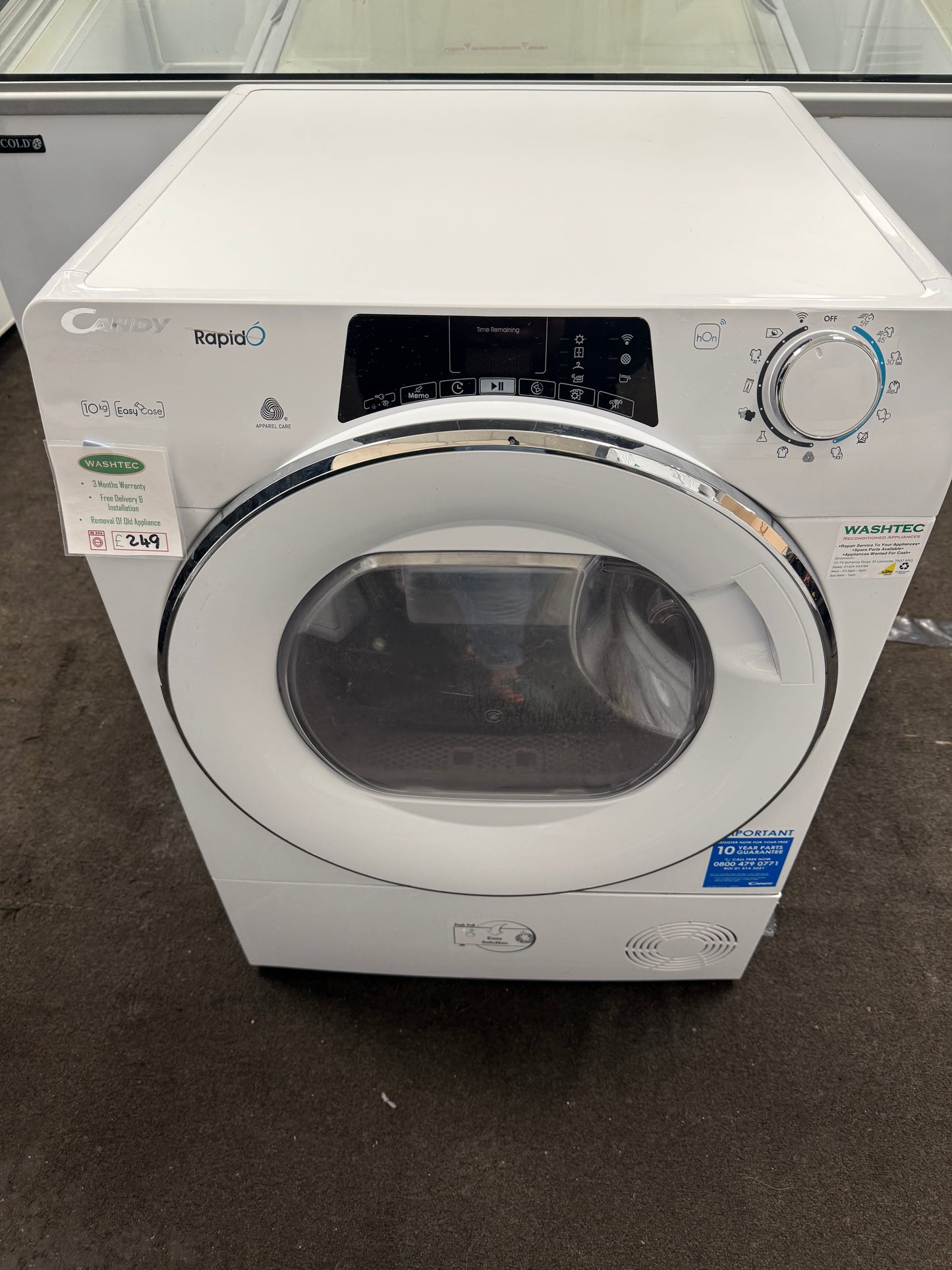 Candy 10kg Heat Pump Condenser Tumble Dryer