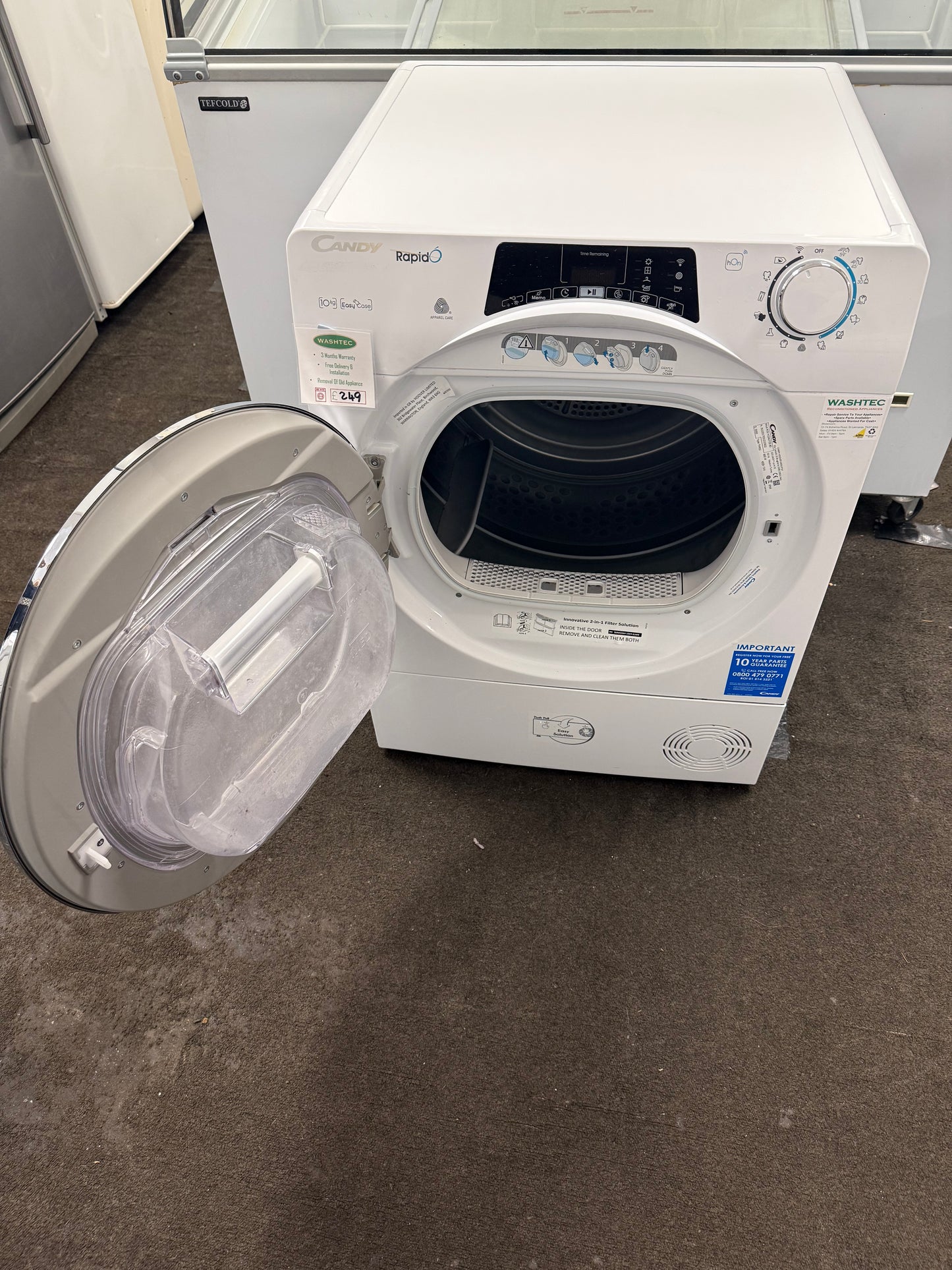 Candy 10kg Heat Pump Condenser Tumble Dryer