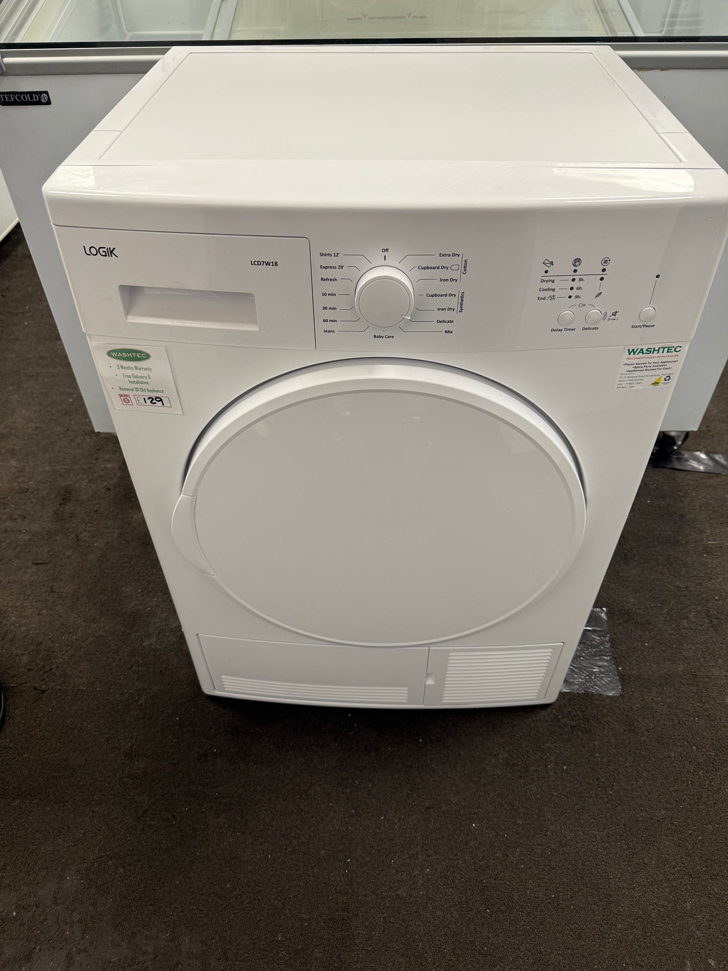 Logik 8kg Condenser Tumble Dryer