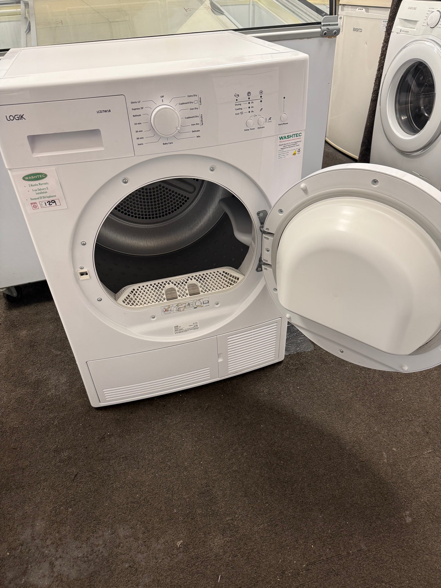 Logik 8kg Condenser Tumble Dryer