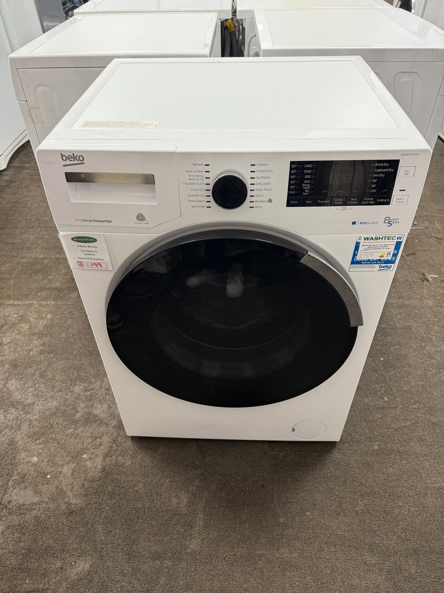 Beko 8kg Washer Dryer